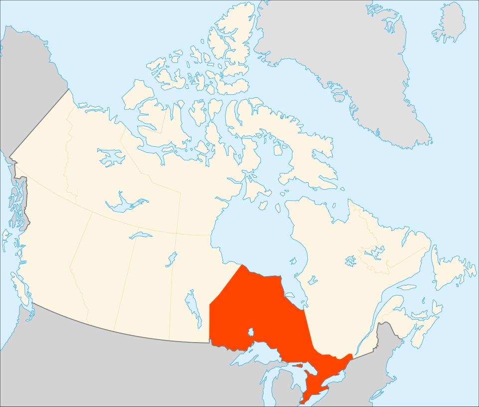 Ontario Service Area Map